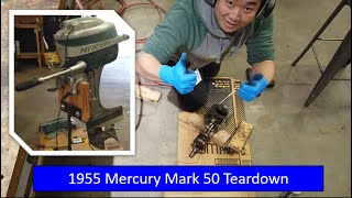 1955 Mercury Mark 25 Outboard Tear-down