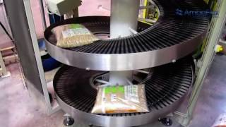 AmbaFlex Spiral Conveyor Bag handling