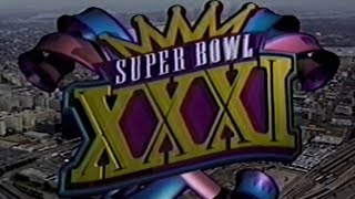 SUPERBOWL XXXI Patriots vs Packers Highlights (Fox Intro) 3 sacks by Reggie Whit