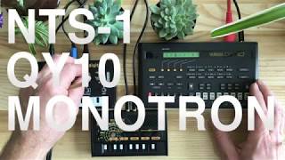 Yamaha QY10 and Korg NTS-1 Experimental Jam