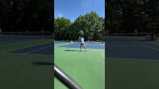 Holger Rune and Soonwoo Kwon practice at Citi Open 2022