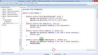 052 Method overloading - Part 2 ( Please SUBSCRIBE Our Channel )