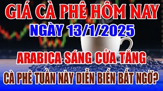 Giá cà phê hôm nay 13/1/2025: Arabica sáng cửa tăng, cà phê tuần này diễn biến bất ngờ?