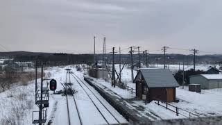 直別駅 こ線橋から定点撮影