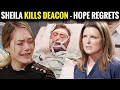 Sheila kills Deacon - Hope regrets CBS The Bold and the Beautiful Spoilers