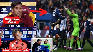 Lille's Coach and Galtier's Reaction on Leo Messi's Freekick