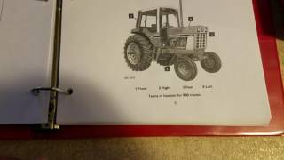 IH 86 series service manual and Operators manual