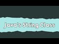 Java's String Class || charAt() method || String Comparison