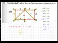 Kruskal's algorithm