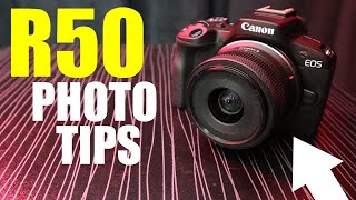 Canon R50 Photography Explained with kit lens tutorial for beginners in 2024 - Tips and Tricks