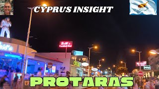 August Evening on Protaras Strip Cyprus - Summer Nights at Their Best.