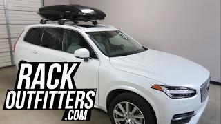 2016+ Volvo XC90 with OE Bars Outfitted with Yakima ShowCase 15 Cargo Box
