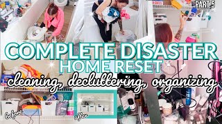 MESSY to MINIMAL ✨Complete Disaster declutter + deep clean | CLEANING MOTIVATION NEW HOME RESET 2023