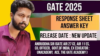 GATE 2025 Response Sheet : GATE 2025 Answer Key : Release date #gate2025 #iitroorkee #youtube #exam