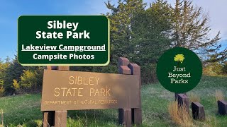 Sibley State Park Lakeview Campground Campsite Photos