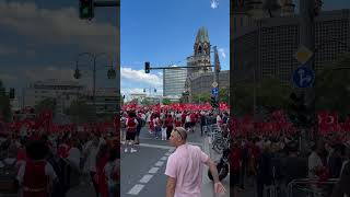 EURO2024 FANWALK TÜRKEI BERLIN #euro2024 #euro2024fanwalk #iphone15promax