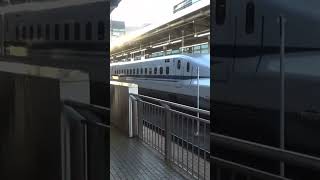 のぞみ164号東京行き 新大阪駅入線　#shorts #東海道新幹線　#新幹線　#東京行き　#新大阪駅