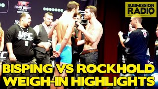 Michael Bisping vs Luke Rockhold Weigh-in Highlights | UFC Fight Night Sydney