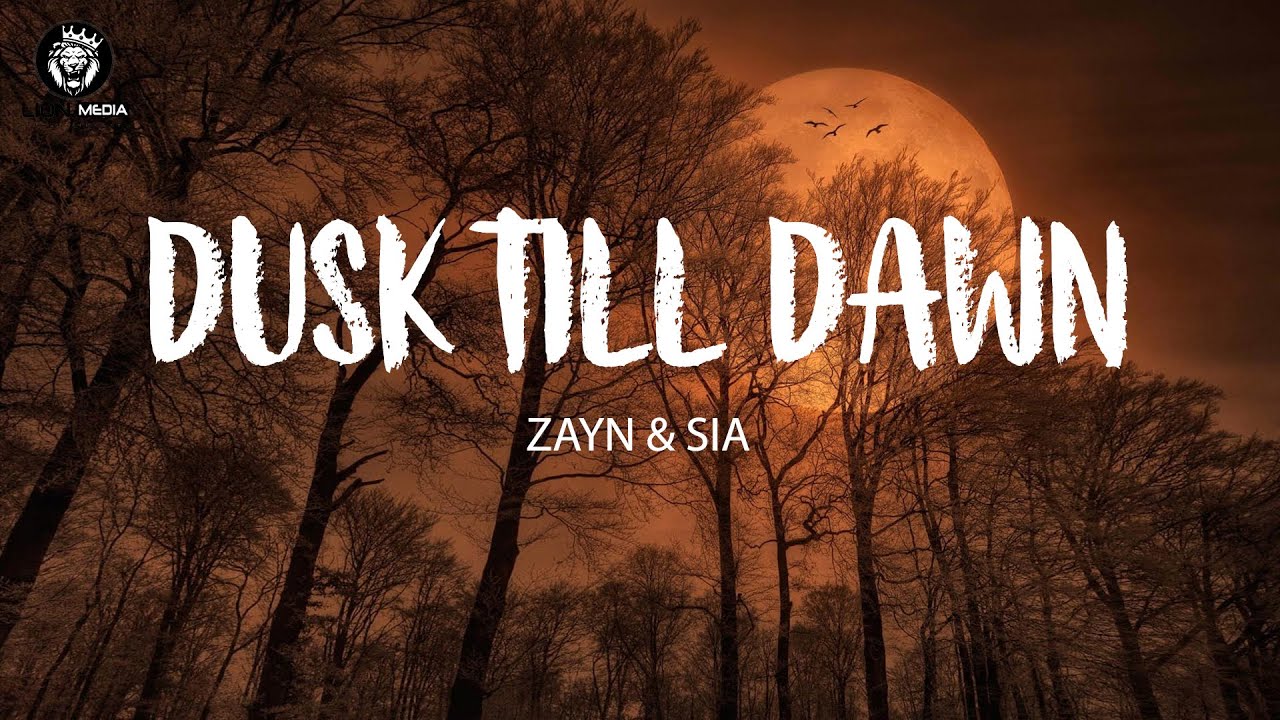 ZAYN & Sia - Dusk Till Dawn (Lyrics) - YouTube