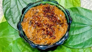 Vetrilai Thogayal |வெற்றிலை தொகையல் | Betel Leaf Chutney Recipe  in Tamil | Healthy Village Chutney