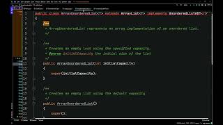 Java ArrayList ADT Implementation Part 2