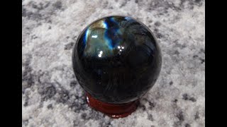 Labradorite Spheres: I Was Hoping for More Flash and Brillance (Labradorescence)