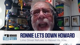 Howard and the Stern Show Staff Beg Ronnie to Reveal His Vote