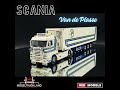 scania 143 streamline 4×2 reefer trailer “van de plasse” wsi truck models modeltruckland scania