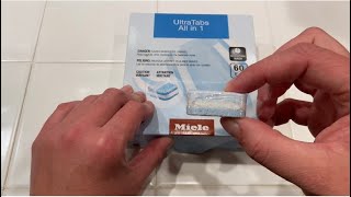 Miele Ultra Tabs Dishwasher Tabs #dishwasher #dishwashersoap #dishwashertabs