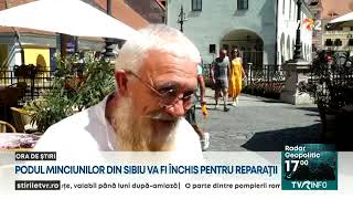 Podul Minciunilor din Sibiu intră în reparații