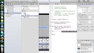 How to create a UIDatePicker in iOS
