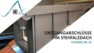 Tutorial: Ortgangabschlüsse im Stehfalzdach (💪)