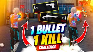 1 Bullet 1 Kill Challenge in Lone Wolf 1 vs 1 Mode #Shorts #short - Garena Free Fire