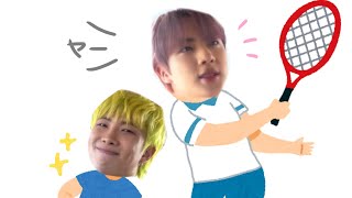 【BTS】ナムさんの頭でテニスをしたいジンくん #shorts