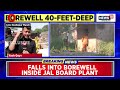 person fell into a 40 foot deep borewell inside a delhi jal board plant near keshopu delhi news