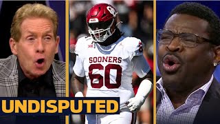 UNDISPUTED | Skip Bayless reacts Cowboys trade down, selects OL Tyler Guyton 29t