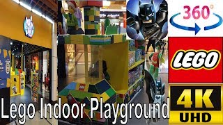 360 video | GIANT LEGO World's biggest indoor playground | LegoLand | Lego House Creations Toys | P2