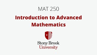 Advanced Mathematics: Lecture 1