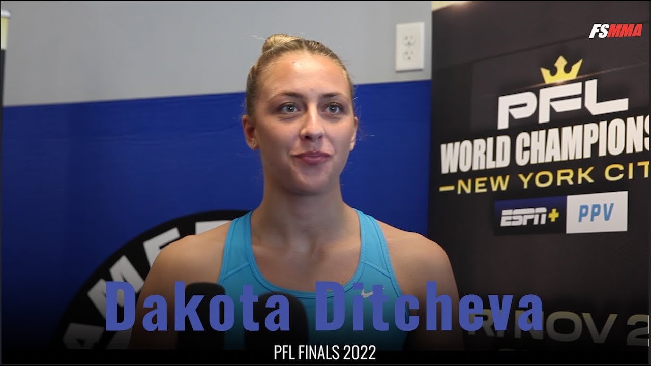 Dakota Ditcheva PFL Championships Pre-fight Media Day - YouTube