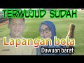 Update lapangan bola desa