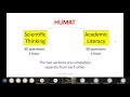 why choosing hu humat test entry requirements