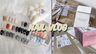 MAIL VLOG :) 네일샵원장의 네일브이로그 | 택배뜯기 | 파보리 | 제품 언박싱 | 이달의아트 만들기 | 1인 네일샵