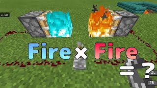 Fire×Fire＝？｜Minecraft