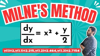 Milne's method | Solved Example 2 | Engineering mathematics | Mathspedia |