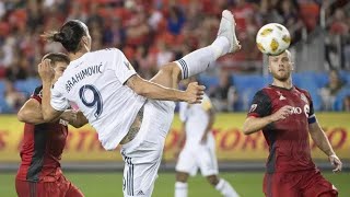 "Zlatan Ibrahimovic destroys goal keeper with an unreal spinning back heel flick"