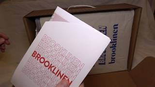 Unboxing Brooklinen