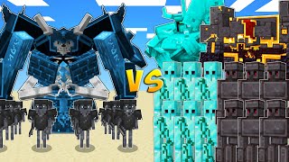 IMMORTAL ARMY vs DIAMOND \u0026 NETHERITE