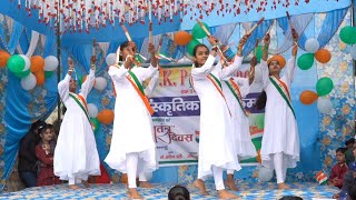 Dholida | Garba Dance | Nagada Sang Dhol Baje | N K Public School | Group Dandiya Dance
