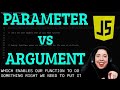 Parameter vs Argument for Beginners | JavaScript Concepts Explained