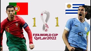 Portugal vs Uruguay FIFA World Cup Qatar 2022 match highlights // Ronaldo 87th minute goal